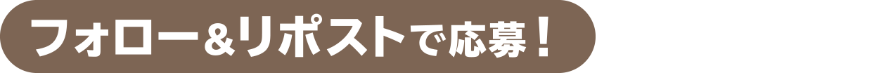 フォロー&リポストで応募！